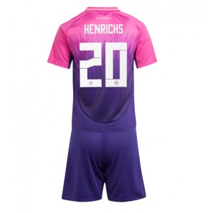Fotbalové Dres Německo Benjamin Henrichs #20 Dětské Venkovní Oblečení ME 2024 Krátký Rukáv (+ trenýrky)